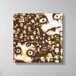 Terror twins,Haunted dolls picture canvas art キャンバスプリント