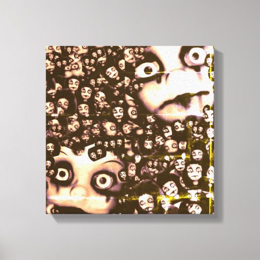 Terror twins,Haunted dolls picture canvas art キャンバスプリント (正面)