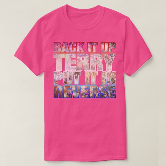 TerryをJuの4番目の逆おもしろいに置く Tシャツ (デザイン正面)