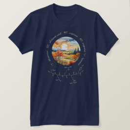 TERRYペプチド、ムーン1 カスタムテキスト付 ダーク Tシャツ