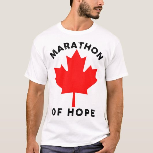 Terry Fox Marathon Of Hope Tシャツ (正面)