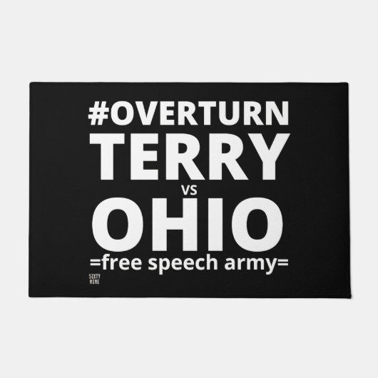 "TERRY vs OHIO"の書式を設定 ドアマット (正面)