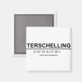 Terschelling座標 – Terschelling座標 マグネット (正面/裏面)