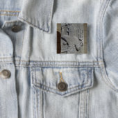 Teshubのシリアの嵐の神のStela 缶バッジ (インサイチュ)