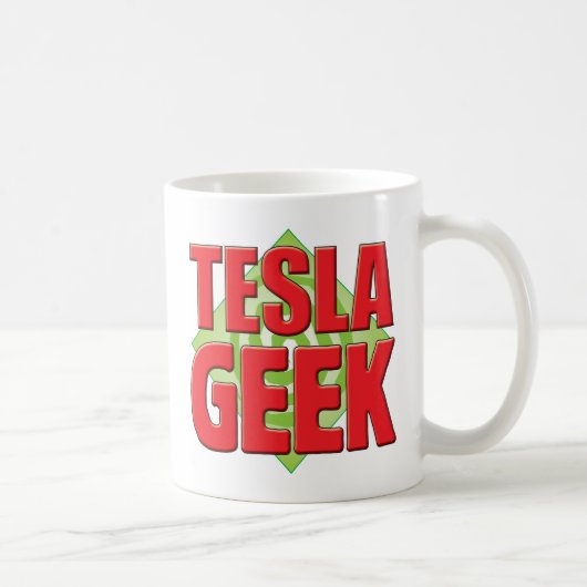 Teslaのギークv2 コーヒーマグカップ (右)