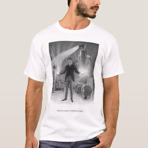 Teslaのビートエジソン Tシャツ