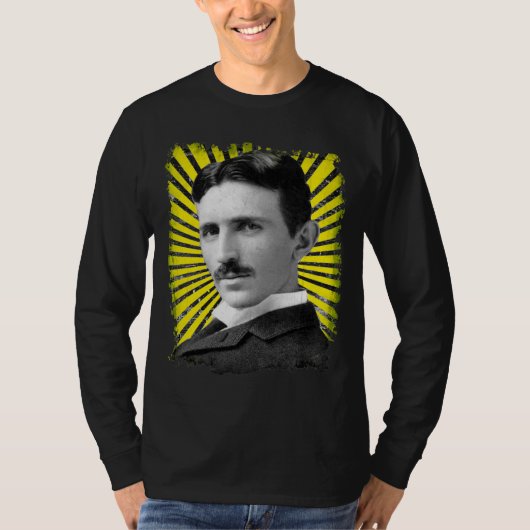 Teslaのライト Tシャツ (正面)
