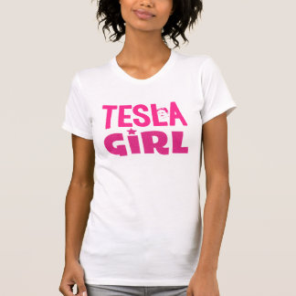 Teslaの女の子 Tシャツ