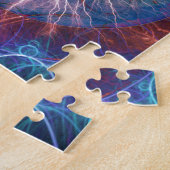 Teslaの目のフラクタルデザイン ジグソーパズル (側面)