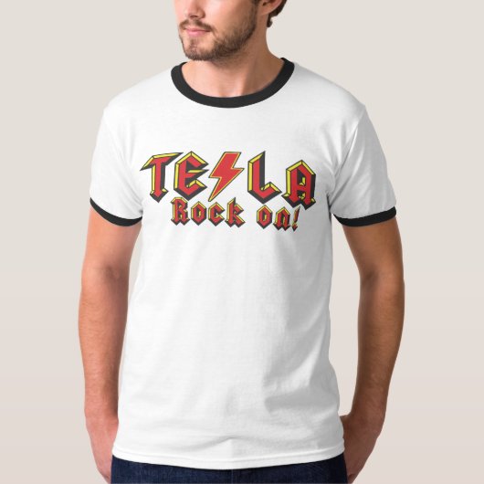Teslaの石 Tシャツ (正面)