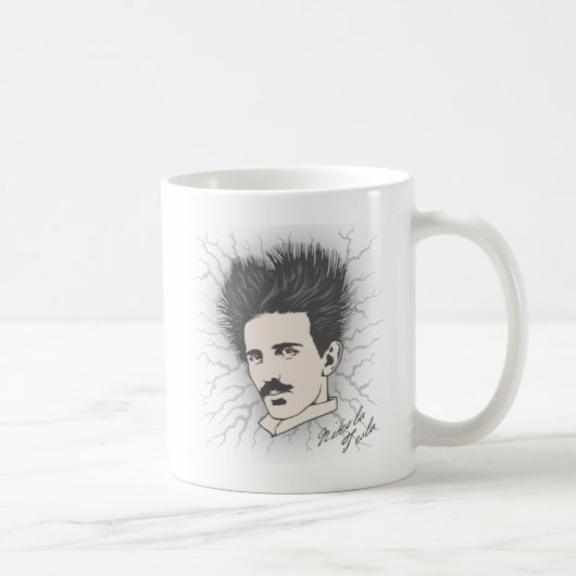 Teslaの空電II コーヒーマグカップ (右)