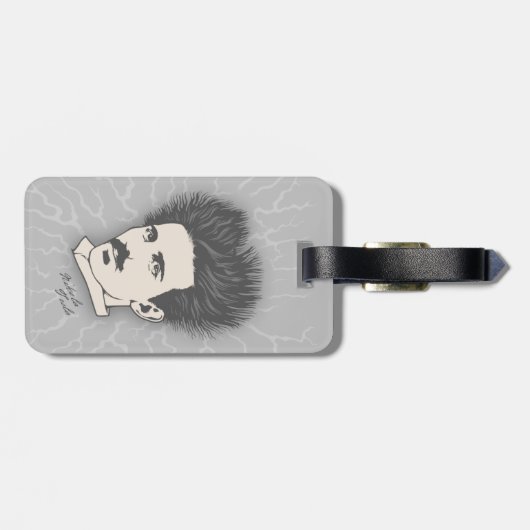 Teslaの空電II ラゲッジタグ (裏面横)