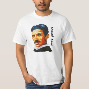 Teslaの純粋な天才 Tシャツ
