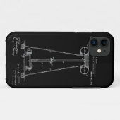 Teslaの電気エネルギーの送信機Wardencliff Case-Mate iPhoneケース (裏面(横))