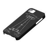 Teslaの電気エネルギーの送信機Wardencliff Case-Mate iPhoneケース (下部)