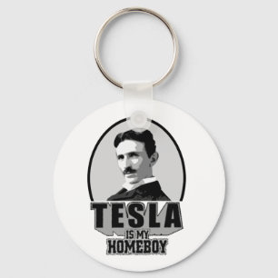 Teslaは私の同郷人です キーホルダー