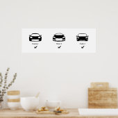 Teslaマスタープラン |マットポスター ポスター (キッチン)