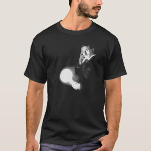 Teslaライト Tシャツ