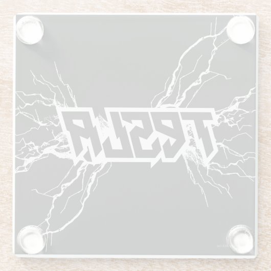 Tesla ガラスコースター (裏面)