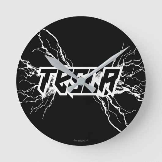 Tesla ラウンド壁時計 (正面)