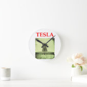 tesla ラウンド壁時計 (ホーム)
