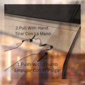 Tesla Model 3またはTesla Model Y Doorを開く方法 ウィンドウサイン (シート2)