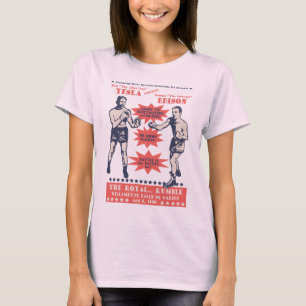 Tesla V.エジソン Tシャツ