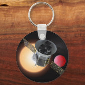 TESSプラネットハンター宇宙船 キーホルダー (正面)