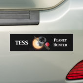 TESSプラネットハンター宇宙船 バンパーステッカー (車上)