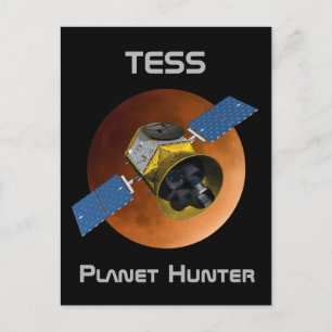 TESSプラネットハンター宇宙船 ポストカード