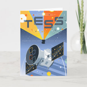 Tess宇宙望遠鏡ポスター。 カード
