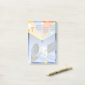 Tess宇宙望遠鏡ポスター。 ポストイット (デスク上)