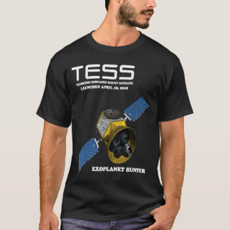 TESS通過太陽系外惑星探査衛星 Tシャツ