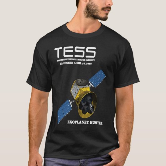 TESS Transiting Exoplanet Survey Satellite Tシャツ (正面)