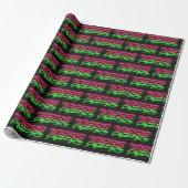 Tess Vorname Name Graffiti red green ラッピングペーパー (アンロールド)