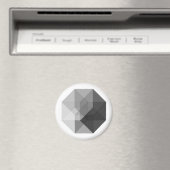 Tesseract （グレースケール） マグネット (インサイチュ (食洗機))