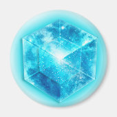 Tesseract, 4D Hypercube, Hyperwürfel マグネット (正面)