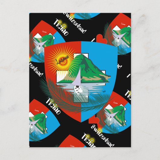 Tessin Schweiz Postkarte ポストカード (正面)