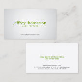 TESSLE SPOTLIGHT No. 2デザイナー名刺 名刺 (正面/裏面)