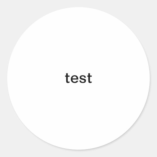 test ラウンドシール (正面)