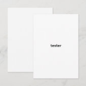 test 招待状 (正面/裏面)