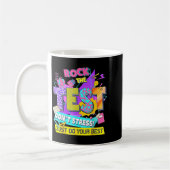 Test Day, Rock The Test Don't Stress Just Do Your  コーヒーマグカップ (左)