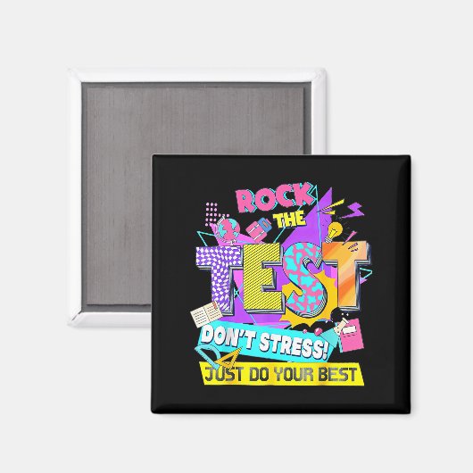 Test Day, Rock The Test Don't Stress Just Do Your マグネット (正面/裏面)