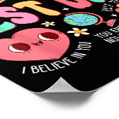 Test Day Rock The Test Testing Day Motivational Te ポスター (角)