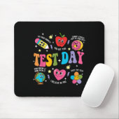 Test Day Rock The Test Testing Day Motivational Te マウスパッド (マウス)