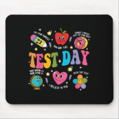 Test Day Rock The Test Testing Day Motivational Te マウスパッド (正面)