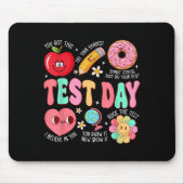 Test Day Rock The Test Testing Day Motivational Te マウスパッド (正面)