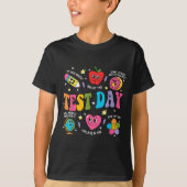 Test Day Rock The Test Testing Day Motivational Te Tシャツ (正面)