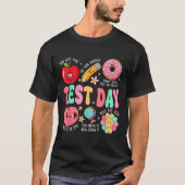 Test Day Rock The Test Testing Day Motivational Te Tシャツ (正面)