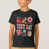 Test Day Rock The Test Testing Day Motivational Te Tシャツ (正面)